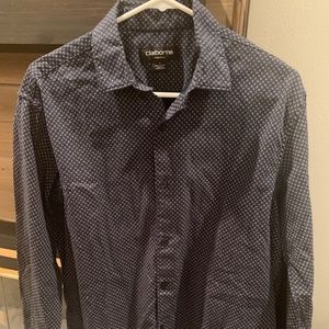 Claiborne men’s long sleeve button down dress shirt